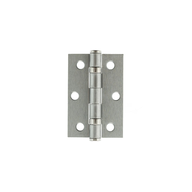 Atlantic Ball Bearing Hinges 3" x 2" x 2mm - Satin Chrome - Pair