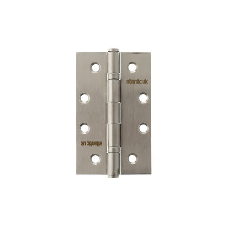 Atlantic Slim Knuckle Ball Bearing Hinges 4" x 2.5" x 2.5mm - Satin Stainless steel - Pair