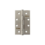 Atlantic Slim Knuckle Ball Bearing Hinges 4" x 2.5" x 2.5mm - Satin Stainless steel - Pair