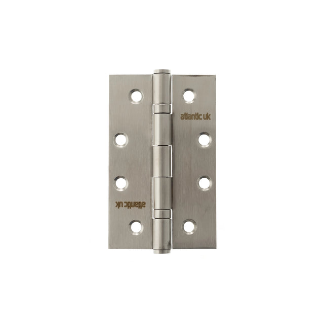 Atlantic Slim Knuckle Ball Bearing Hinges 4" x 2.5" x 2.5mm - Satin Stainless steel - Pair