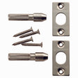 SECURITY HINGE BOLT SET STAINLESS STEEL - BOXED - SATIN STAINLESS STEEL - 56 x 13 mm - PAIR