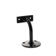 Atlantic Heavy-duty Handrail Bracket 80mm Projection - Matt Black - Each