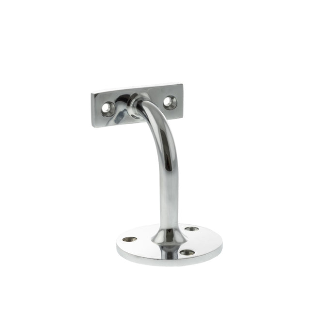 Atlantic Heavy-duty Handrail Bracket 80mm Projection - Polished Chrome - Each