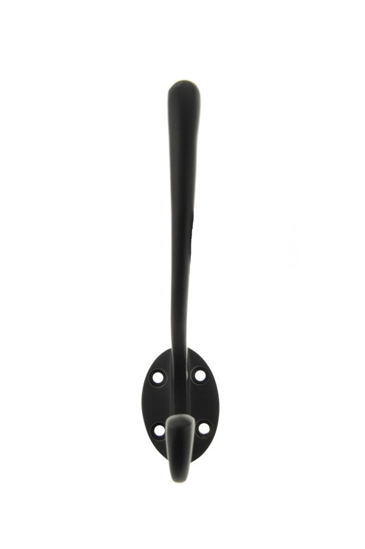 Atlantic Traditional Hat & Coat Hook - Matt Black - Each