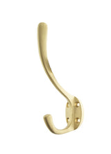 Atlantic Traditional Hat & Coat Hook - Satin Brass - Each