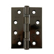 Atlantic Ball Bearing Hinges Grade 11 Fire Rated 4" x 3" x 2.5mm - Black Nickel - Pair