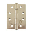 Atlantic Ball Bearing Hinges Grade 11 Fire Rated 4" x 3" x 2.5mm - Satin Nickel - Pair