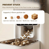 PawHut Programmable Automatic Cat Feeder with Timer Up to 6 Meals Per Day, 10s Voice Recorder, Portion Control
