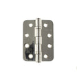 Atlantic Radius Corner Ball Bearing Hinges 4" X 3" X 3mm - Polished Stainless Steel - Pair