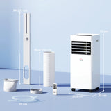 HOMCOM Portable Air Conditioner 9000 BTU, Air Conditioning Unit with Digital Display for Room up to 28m2