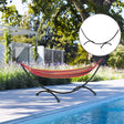 Outsunny 3(m) Universal Hammock Stand Metal Frame Garden Camping Picnic Outdoor Patio Replacement  Stand Only