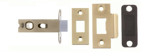 Atlantic Bolt Through Tubular Latch 2.5" - Polished Brass - Each