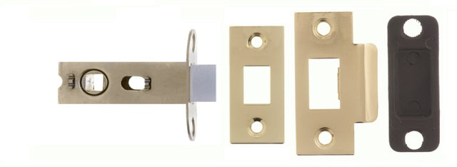 Atlantic Bolt Through Tubular Latch 2.5" - Polished Brass - Each