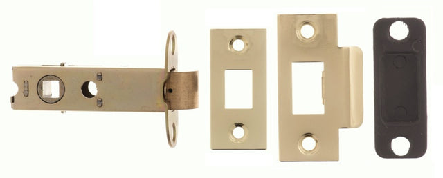 Atlantic Heavy Duty Bolt Through Tubular Latch 3" - Polished Brass - Each