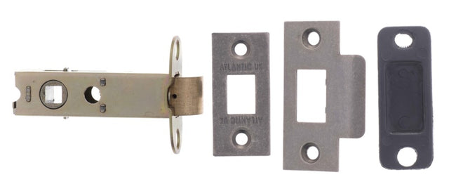 Atlantic Heavy Duty Bolt Through Tubular Latch 3" - Distressed Silver - Each