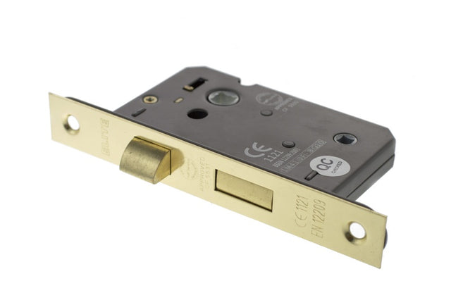 Atlantic Bathroom Lock [CE] 2.5" - Polished Brass - Each