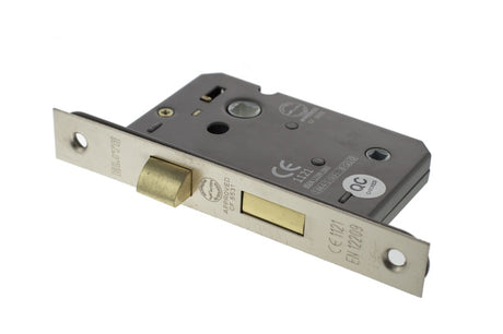 Atlantic Bathroom Lock [CE] 3" - Satin Nickel - Each