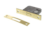 Atlantic 3 Lever Key Deadlock [CE] 3" - Polished Brass - Each