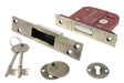 Atlantic 5 Lever Key Deadlock [BS] 2.5" - Antique Brass - Each