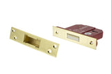 Atlantic 5 Lever Key Deadlock [BS] 3" - Polished Brass - Each