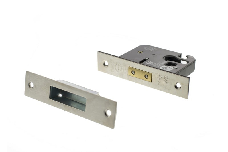 Atlantic Euro Deadlock [CE] 2.5" - Polished Nickel - Each