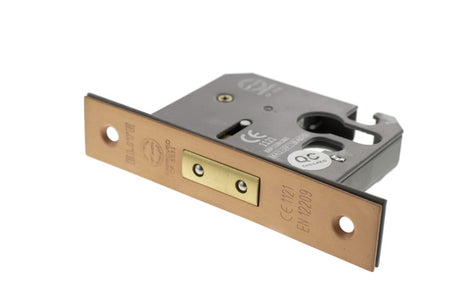 Atlantic Euro Deadlock [CE] 2.5" - Urban Satin Copper - Each