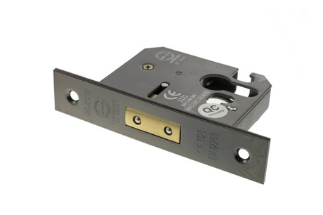 Atlantic Euro Deadlock [CE] 3" - Black Nickel - Each