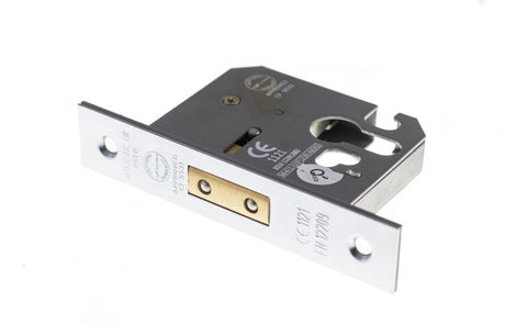 Atlantic Euro Deadlock [CE] 3" - Polished Chrome - Each