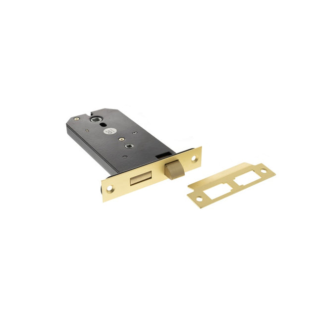 Atlantic Horizontal Bathroom Sashlock 6" - Satin Brass - Each