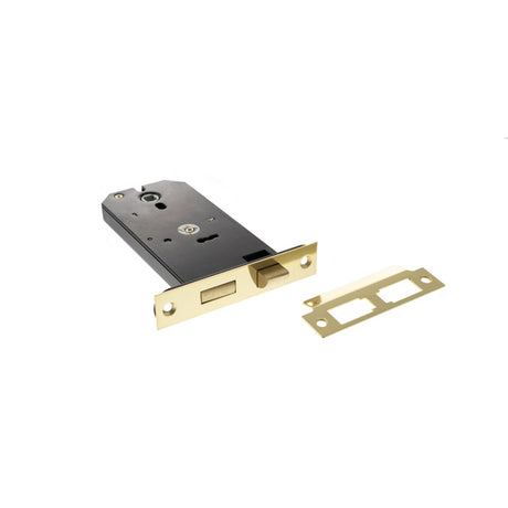 Atlantic Horizontal 3 Lever Sashlock 6" - Polished Brass - Each