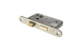 Atlantic Radius Corner Bathroom Lock [CE] 2.5" - Satin Nickel - Each