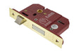 Atlantic 5 Lever Key Sashlock [BS] 3" - Polished Brass - Each