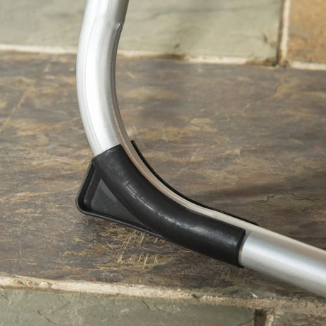 Outsunny Foldable Outdoor Sun Loungers Set of 2, Reclining Lounge Chair Camping Bed Cot with Pillow 4-Level Adjustable Back Aluminium Frame, Khaki