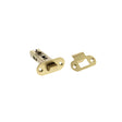 Atlantic Fire-Rated CE Marked Bolt Through Tubular Radius Latch 2.5" - Satin Brass - Each
