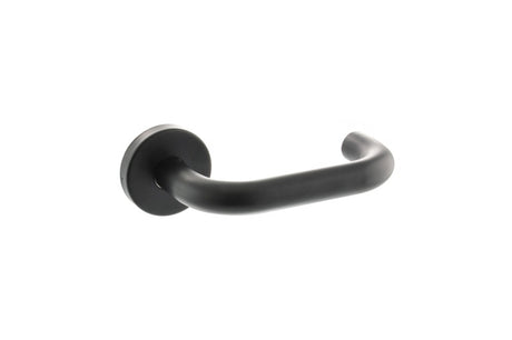 Atlantic Return To Door Lever Door Handle - Matt Black - Set