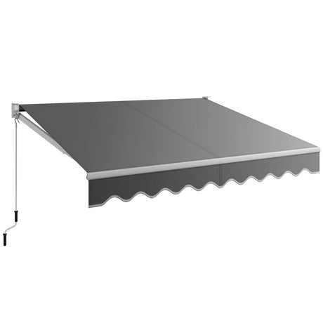 Folding balcony terrace awning 198x245cm