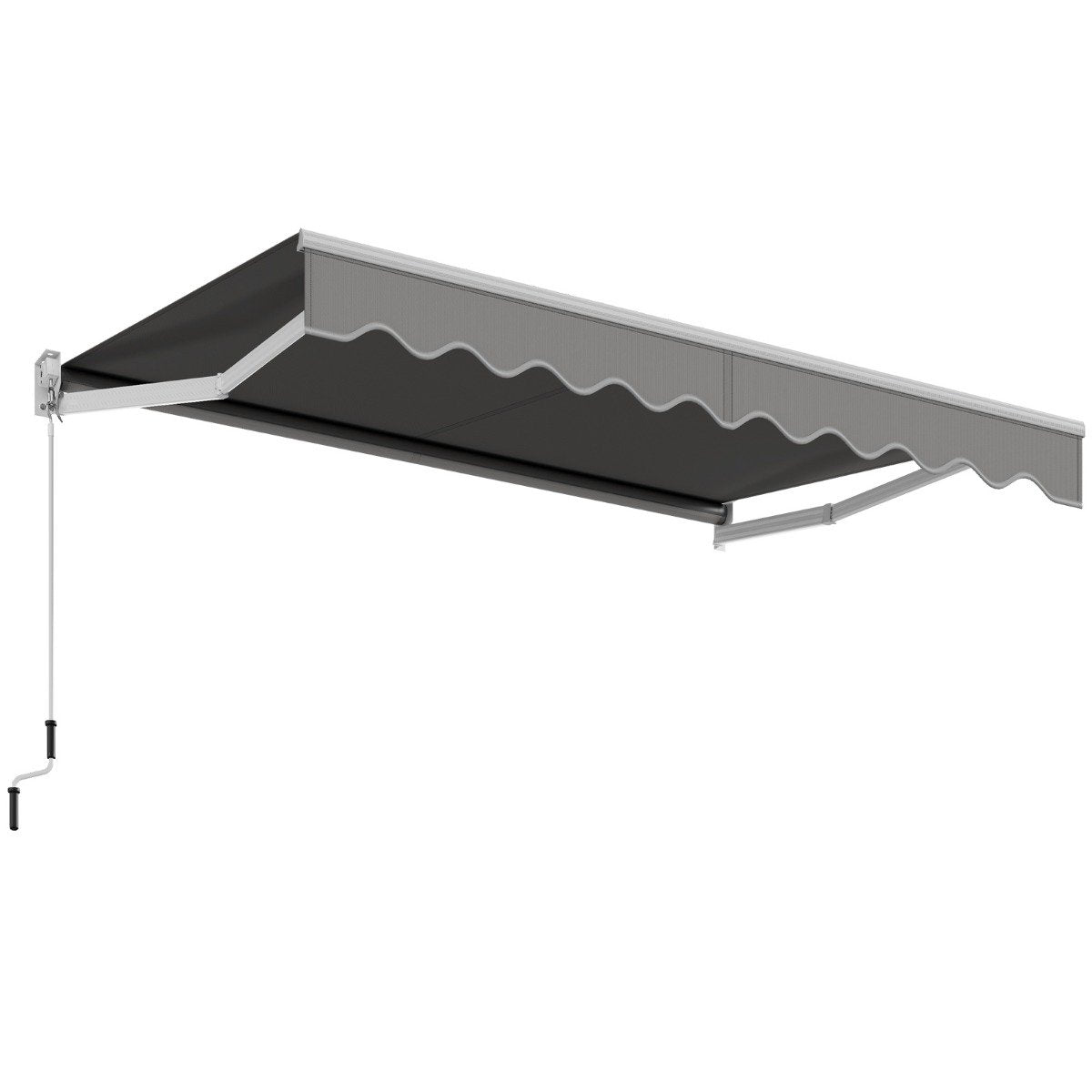 Folding balcony terrace awning 198x245cm