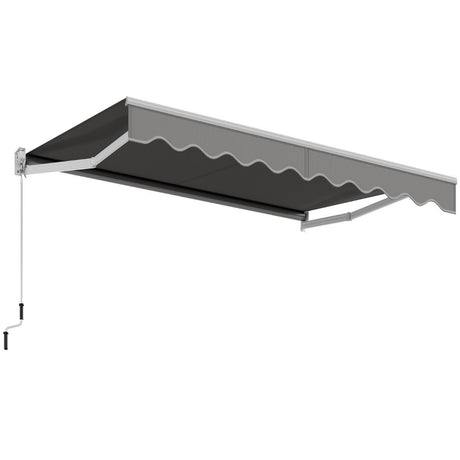 Folding balcony terrace awning 198x245cm