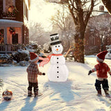 Outsunny 3ft 78 LED Light Outdoor Snowman Decoration, with Accessories