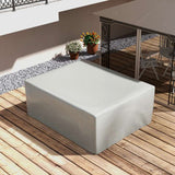 Outsunny 235 x 190 x 90 cm Large Patio Set Covers, Outdoor Garden Furniture Protection Cover Protector Waterproof Anti-UV Grey