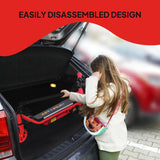 AIYAPLAY Electric Scooter for Kids Aged 6-14 Years, with Colourful Lights, Red