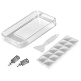 HOMCOM 46 Litre Lockable Countertop Fridge - Grey