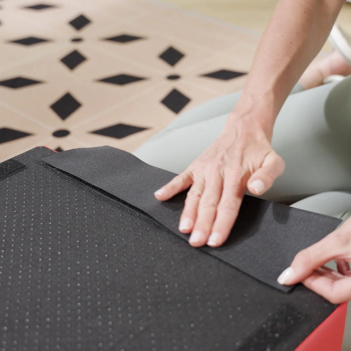 HOMCOM Soft Play Set, 7 Piece Foam Blocks, Toddler Climb and Crawl Activity Set for 1-3 Years, Soft Play Equipment for Building and Stacking, Educational Play, Red