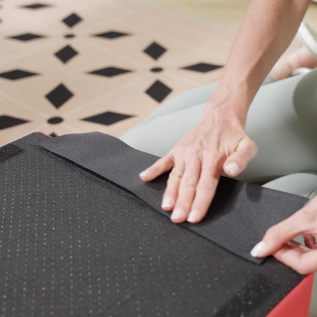 HOMCOM Soft Play Set, 7 Piece Foam Blocks, Toddler Climb and Crawl Activity Set for 1-3 Years, Soft Play Equipment for Building and Stacking, Educational Play, Red