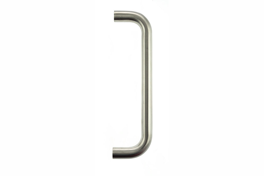 Atlantic D Pull Handle [Bolt Through] 225mm x 19mm - Satin Stainless Steel - Each