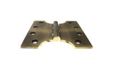 Atlantic (Solid Brass) Parliament Hinges 4" x 2" x 4mm - Matt Antique Brass - Pair