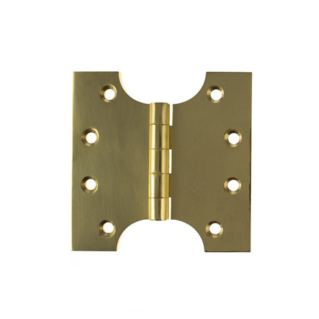 Atlantic (Solid Brass) Parliament Hinges 4" x 2" x 4mm - Polished Brass - Pair