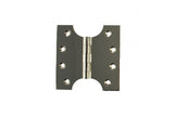 Atlantic (Solid Brass) Parliament Hinges 4" x 2" x 4mm - Polished Nickel - Pair