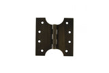 Atlantic (Solid Brass) Parliament Hinges 4" x 2" x 4mm - Urban Bronze - Pair