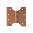 Atlantic (Solid Brass) Parliament Hinges 4" x 2" x 4mm - Urban Satin Copper - Pair